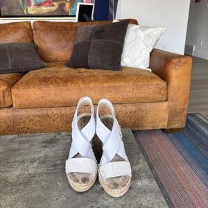 White platform wedge from Spain